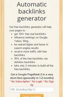 Real Free Backlinks Poster