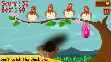 برنامه‌نما chicken egg catcher game new عکس از صفحه