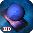 3D Realistic Neptune LWP HD Zeichen