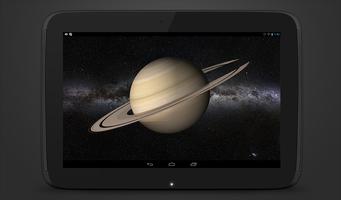 3D Realistic Saturn LWP HD captura de pantalla 3