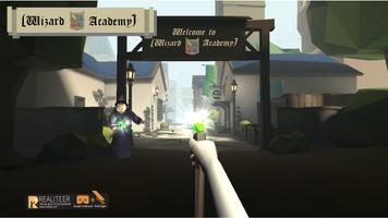 Wizard Academy VR Cardboard الملصق