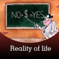 reality of life الملصق