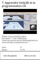Unity3D Tutoriels capture d'écran 2