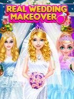 Real Princess: Wedding Makeup Salon Games Cartaz