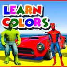 Superhero Car Stunt Racing Supercity Color Cars icône