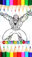 Superhero Spideo Coloring Games 截图 2