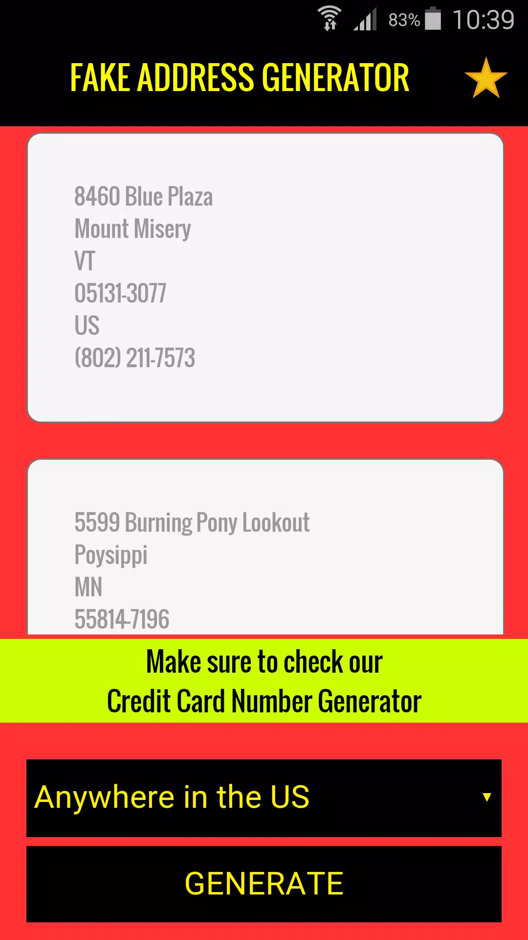 Fake Address Generator Malaysia