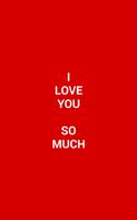 Love You So Much Valentine 14 Affiche