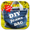 100 Sac à main en jeans bleu