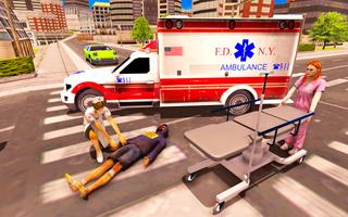 Ambulance Rescue Game: Ambulance Doctor 3D постер