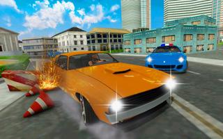 Police chase car simulator: Police cop car driving ポスター