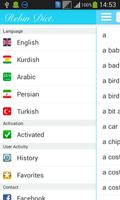 Rebin Dictionary - Kurdish plakat