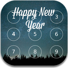 Happy New Year password Lock icône