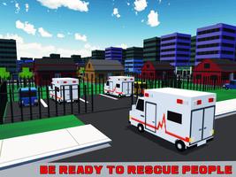 Ambulance Parking 3D Simulator Ekran Görüntüsü 1