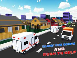 Ambulance Parking 3D Simulator Ekran Görüntüsü 2