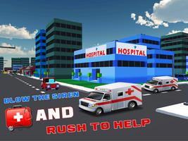 3D Ambulance Rescue 2017 Affiche