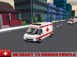 3D Ambulance Rescue 2017 capture d'écran 2
