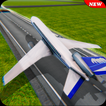 Vol avion 3D: avion volant