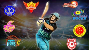 IPL Spel 2018: Indiase Cricket Competitie T20-poster