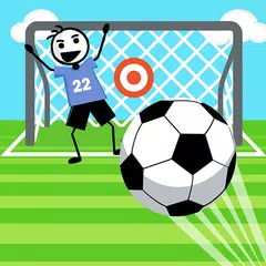 スティックマンのサッカーペナルティの戦いのゲーム アプリダウンロード