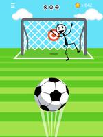 Çöp Adam Futbol Çatışma Kupası: Penaltı Kick Oyunu Ekran Görüntüsü 1