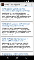 Lucha Libre Noticias 截图 1