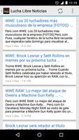 Lucha Libre Noticias screenshot 1
