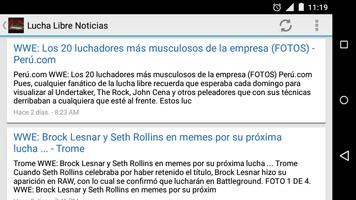 Lucha Libre Noticias اسکرین شاٹ 3