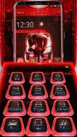 Tema Skull Tech Merah screenshot 2