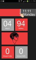 Red Theme Go Locker ảnh chụp màn hình 1