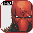 Red Hood Wallpaper Art icône