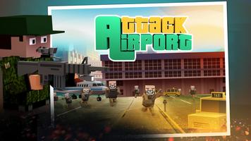 Pixel Crime Airport Attack Inc پوسٹر