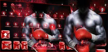 Boxe punch eroe tastiera tema
