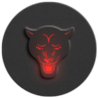Red-In-Black - icon pack ikona