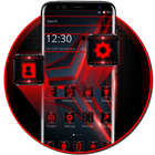 Red Black Tech Theme icon