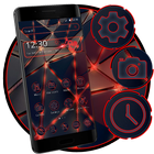Red and Black Technology Theme icon