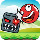 Bubble Red Ball Adventure - Jump Ball 2018 أيقونة