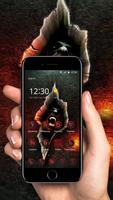 Red Dark Beast Roar Theme screenshot 2