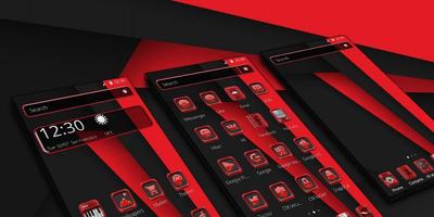 Red Dark Black Classic Theme screenshot 3