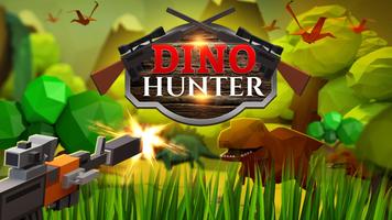 Wild Pixel Dinosaur Hunting Affiche