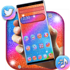 Red Pink Glitter Theme icon
