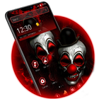 ikon Tema Horror Clown Merah