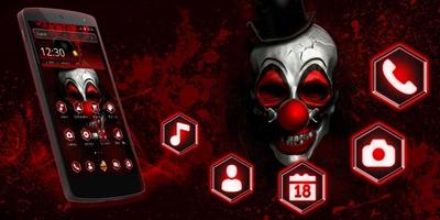 Red Horror Clown Theme screenshot 3