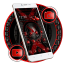Tema de patrón de máquina roja APK