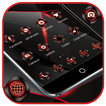 Red Neon Black Tech Theme