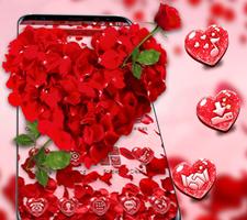 Motyw miłości czerwonej serca screenshot 1