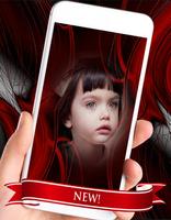 Georgeous Red Photo Frame پوسٹر