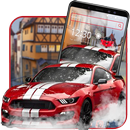 Red Racing Car Theme APK