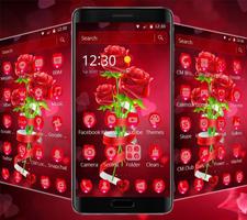 Red Romantic Rose Theme Ekran Görüntüsü 2