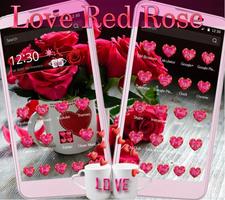 Theme Rose Love Red screenshot 2